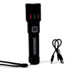 Karraya Powerful LED Torch Flashlight – High Lumens, Fast Charging & Zoomable (1 Pc)