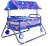 Avani MetroBuzz Baby Foldable Cradle Stroller Pram Stroller(Multi, Blue)