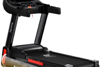 Lifelong 4.5HP Motorized Treadmill for Home | Manual Incline 12% | Foldable Handle Treadmill (Max Weight:110 kg)