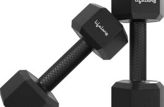 Lifelong PVC Hex Dumbbells Fixed Weight Dumbbell(4 kg)