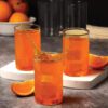 Femora (Pack of 6) Borosilicate Transparent Juice Glass Set Water/Juice Glass(350 ml, Glass, Clear)