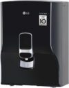 LG WW132NF 8 L RO Water Purifier Dual Protection Airtight Stainless Steel Tank | Digital Sterilizing care | Wall Mount | Multi Stage Filtration Process | Suitable for all – Borewell, Tanker, Municipality Water(Solid Black)