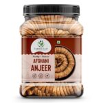 Earthy Eats Premium Afghani Anjeer 1kg | Soft Juicy Dried Figs Dry Fruit | No Added Sugar, Rich Source Of Fiber | Low in Fat Healthy Snack Jar Pack Of 1 | Perfect for Gifting