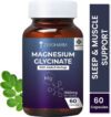 ZEROHARM Magnesium Glycinate with Moringa for Sleep,Muscle Relaxation, Bone, Heart Health(60 Capsules)