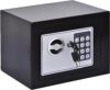 Heavy-Duty Electronic Digital Safe Box with Keypad Lock & Biometric Lock and Emergency Key – Steel Security Locker for Home, Office & Jewelry Storage Deposit Box