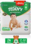TEDDYY Easy Diaper Pants with Rash Protection and 3x Faster absorption Technology – M(74 Pieces)
