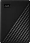 WD My Passport 1 TB External Hard Disk Drive (HDD) 5 GB/s, USB 2.0, USB 3.0 Cable, Compatible with Windows(Black)
