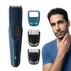 Philips Battery Powered SkinProtect Beard Trimmer for Men – Lasts 4x Longer, DuraPower Technology, Cordless Rechargeable with USB Charging, Charging Indicator, Travel Lock, No Oil Needed BT1232/18