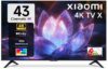 XIAOMI X Series 108 cm (43 inch) Ultra HD (4K) LED Smart Google TV with Dolby Vision | HDR 10 | 30W Dolby Audio | Xiaomi Sound | Film-maker Mode | Mi TV(L43MB-AIN)
