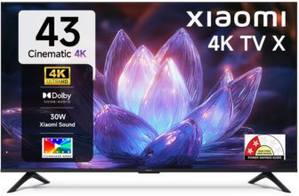 XIAOMI X Series 108 cm (43 inch) Ultra HD (4K) LED Smart Google TV with Dolby Vision | HDR 10 | 30W Dolby Audio | Xiaomi Sound | Film-maker Mode | Mi TV(L43MB-AIN)