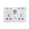 GM 3019 3 Pin Universal Multi Plug Travel Adaptor with 6 AMP for Home Applications, Computers, Laptops