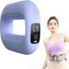 Belly Fat Burner Massage Belt for Men and Women, Wireless Electric Fascia Ring with Heat Therapy, 3 Massage Modes, 5 Power Levels, LED Indicator and Adjustable Body Strap