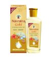 Navratna Gold Ayurvedic Cool Oil | Goodness of Almonds | Non-Sticky and Fresh Lily Fragrance | 500ml