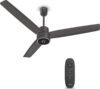 HAVELLS FAB ULED|LED Speed Indicator|Remote Controlled|Upto 65% Energy Saving with 3 Year Warranty BLDC Motor with Remote 1200 mm Ceiling Fan(5 Star | Smoke Brown | Pack of 1)