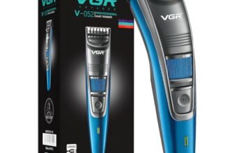 VGR V-052 Beard Trimmer for Men| 12 Weeks of Trimming, 120 Min Runtime| USB Charging, Cordless Use| 20 Length Settings| Self Sharpening Stainless Steel Blades| Full Body Trimmer| 2-Year Warranty
