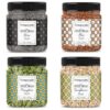 TEMPERADO 4 Seeds Combo Pack Chia Pumpkin Sunflower Flax 250 g x 4 Seeds Mix Raw Super Seeds Blend for Eating Weight Loss Diet Fiber Rich Healthy Snack Daily Nutrition