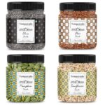 TEMPERADO 4 Seeds Combo Pack Chia Pumpkin Sunflower Flax 250 g x 4 Seeds Mix Raw Super Seeds Blend for Eating Weight Loss Diet Fiber Rich Healthy Snack Daily Nutrition