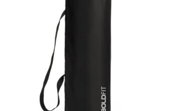 Boldfit Yoga Bag – Durable, Lightweight & Stylish with Drawstring Closure and Strap, Premium Carry Bag, Yoga Mat Not Included