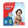 LuvLap Diaper Pants Small (SM) 4 to 8Kg, 38 Count, Baby Diaper Pants, with Aloe Vera Lotion for rash protection, with upto 12 Hour protection