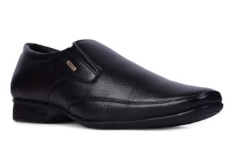 Liberty Fortune HOL-132E Formal Non-Lacing Moccasin Shoes for Men – Formal Shoes for Men – Stylish, Cushione – Business, Wedding, Office Wear – Black, Brown, Tan – Lightweight & Comfortable