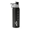 MILTON Gripper 750 Stainless Steel Water Bottle 750 ml, Single Walled, ISI Certified I Leak Proof Lid, Rust Proof I For School, Office, Gym I Black