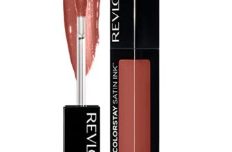 REVLON Colorstay Satin INK, Comfortable, Longwear Rich 16-Hour Liquid lip Color, Formulated with Black Currant Seed Oil & Vitamin E, Eyes On You – (006)