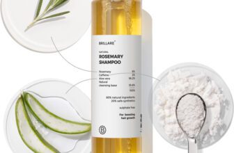 BRILLARE 6% Rosemary Shampoo with 2% Caffeine for Hair Growth & Hair Fall Control(100 ml)