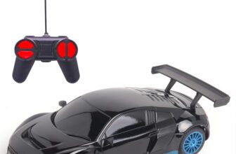frendo High Speed 1:24 Scale Rechargeable Remote Car for Kids(Black)
