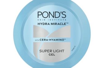 Pond’s Super Light Gel Oil Free Face Moisturizer 300 g | With Cera-Hyamino for Ultimate Soft Smooth Skin – Daily Use