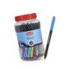 Reynolds VISTA 70 PENS BLUE | Ball Point Pen Set With Comfortable Grip | Pens For Writing | School and Office Stationery | Pens For Students | 0.7 mm Tip Size
