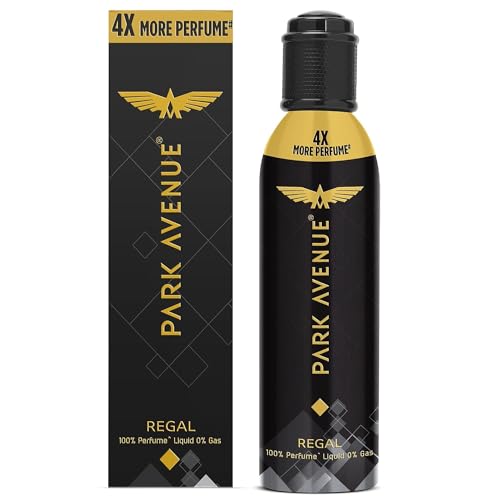 Park Avenue Men Regal No Gas Premium Perfume Long Lasting Citrus Fragrance Spray 130Ml (Pack Of 2), Pack Of 1