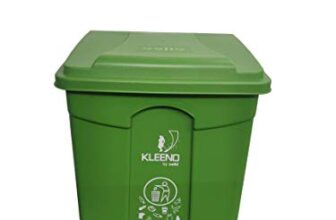 Cello Plastic Step-On Pedal Dustbin 60 Ltr Parent (Green)