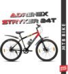 Adrenex Stryker 24T FXDD | 85% Pre- Assembled | 24 T (inch) Mountain Cycle(Single Speed, Red, Only Front Suspension)