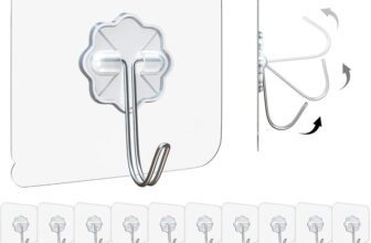Innovista Flower Hook Heavy Duty Self-Adhesive Waterproof Wall Hooks for Home Hook 1(Pack of 20)