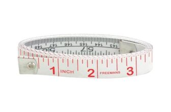 FREEMANS Double-sided Tailor Soft Measurement Tape – 1.5m/60 inches (Pack of 1)