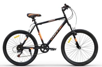 Jyva 26T 7 Speed Carbon Steel Mountain Bike, Multicolor, 18 Inch Frame – Ideal for Unisex Youth