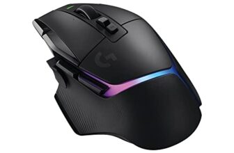 Logitech G502 X Lightspeed Plus Wireless RGB Gaming Mouse – Optical Mouse with LIGHTFORCE Hybrid switches, LIGHTSYNC RGB, Hero 25K Gaming Sensor, Compatible with PC/macOS/Windows – Black
