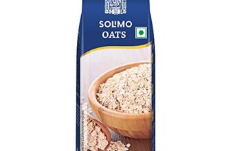 Amazon Brand – Solimo Rolled Oats | 2 Kg | Contains 100% Oats | Source of Protein | Quick Breakfast – Cooks in 3 Mins