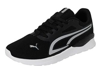 PUMA | Armour V2 Men’s Lightweight Sneakers | Black-Quarry-White | 7UK