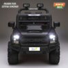 LITTLE RIDES Pobo 12v Battery Operated Jeep for Kids, with Light & Music | Big Jeep Battery Jeep Battery Operated Ride On(Black)
