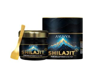 Ayuvya Shilajit Gold | Pure Shilajit Resin | Supports Strength, Stamina & Energy | For Men & Women | 20 g, As Seen on Shark Tank