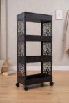 Surety for Safety Shelf Organizers(Black, Plastic)