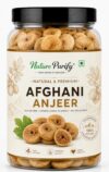 Nature Purify Premium Afghani Anjeer 1KG | Soft Juicy Dried Figs Dry Fruit | Rich Source Of Fiber | Low in Fat Healthy Snack Jar Pack Of 1 |