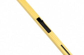 Matchstick Shaped Butane Lighter 20.5 cm, Refillable Long Handle Gas Lighter with One Touch Trigger, Visible Fuel Window & Hanging Ring for Kitchen Stove, BBQ, Candle and Camping Use