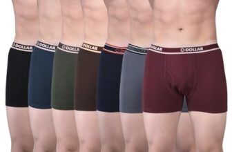 Dollar Bigboss Men’s Pack of 7 Solid Combed Cotton Classy Trunk with Fly Front Access (8905203784998_MBTR-03-LONG-PO7-CO1-S24_M) Assorted