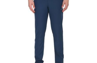 Vector X OML-305 Men’s Dry-Touch Sports 100% Polyester Trackpant with Zipper Pockets Trouser – Ultra-Lightweight, Moisture Wicking, Training & Running Pant + Contrast Piping Design (Airforce, XL)