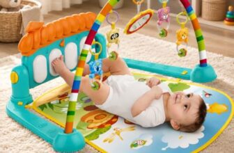 ToysBuddy Kick and Play Multi-Function ABS High Grade Plastic Piano Baby Gym and Fitness Rack Products