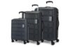 Kamiliant by American Tourister 3 Pc Harrier Edge 8W Set 56 Cm, 68 Cm & 78 Cm – Small, Medium & Large Polypropylene(PP) Hardside 8 Wheels Spinner Luggage Set/Trolley Bag Set (Iron Grey)
