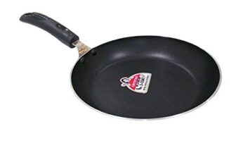 Crystal Induction Base Non-Stick Aluminium Taper Fry Pan, 225 mm, Multicolour