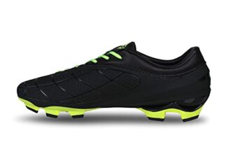 Nivia Dominator 2.0 Football Shoes for Men/Sports and Athletic Footwear with Upper Synthetic (Black) UK- 2